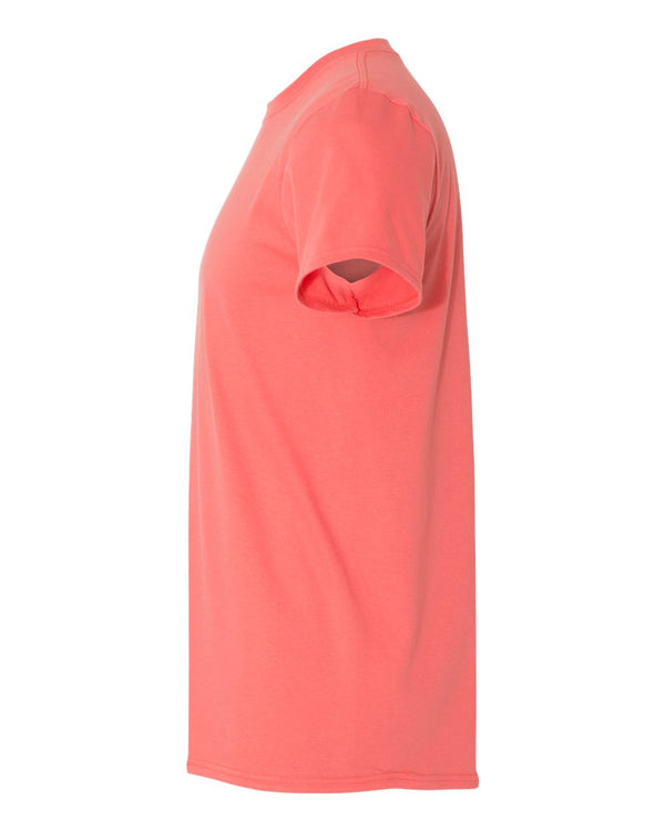 Gildan 64000 Coral Silk - Direct side