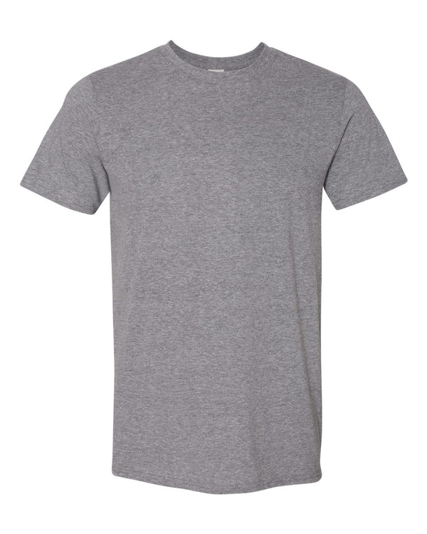 Gildan 64000 Graphite Heather - Front