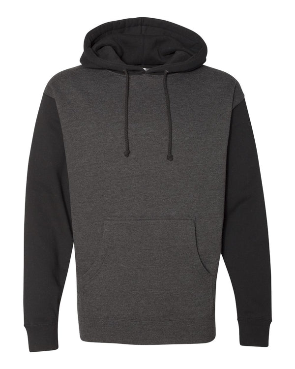 Independent Trading Co. IND4000 Charcoal Heather/ Black - Front