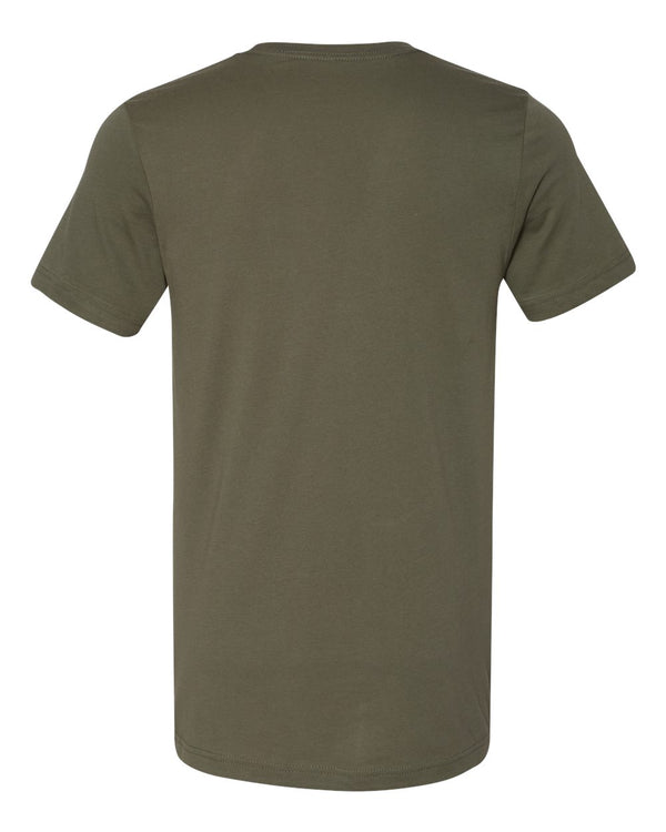 BELLA + CANVAS 3001 Military Green - Back