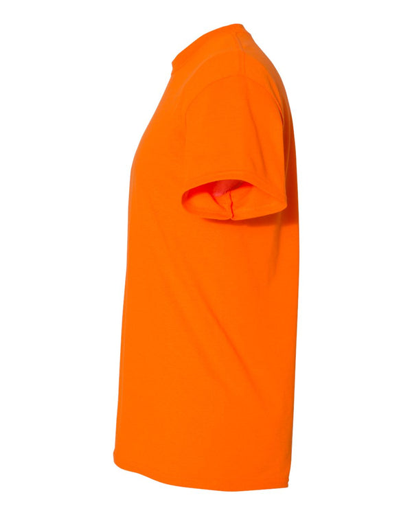 Gildan 8000 Safety Orange - Direct side