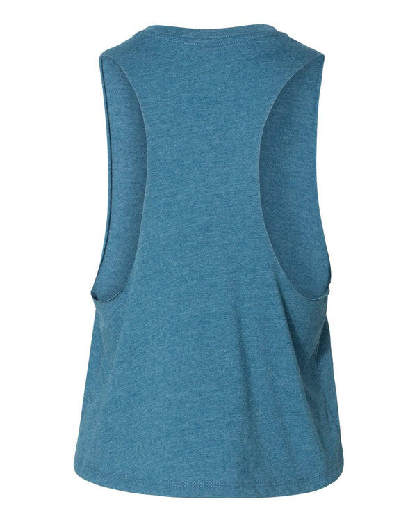 BELLA + CANVAS 6682 Heather Deep Teal - Back