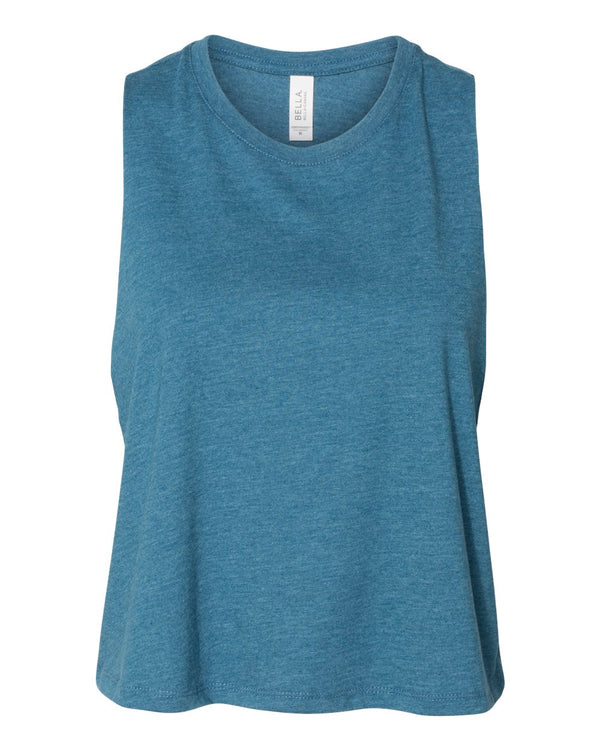 BELLA + CANVAS 6682 Heather Deep Teal - Front