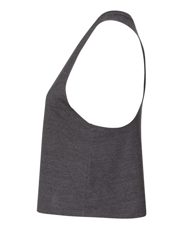 BELLA + CANVAS 6682 Dark Grey Heather - Direct side