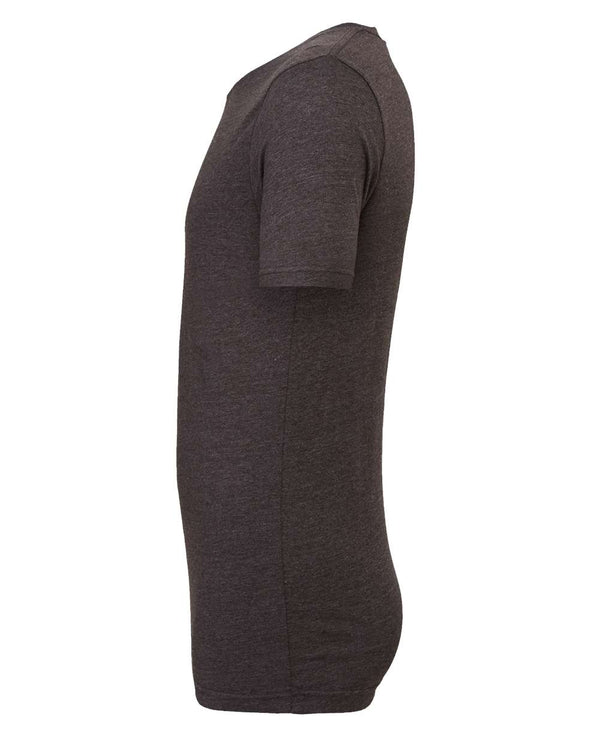 BELLA + CANVAS 3001CVC Dark Grey Heather - Direct side