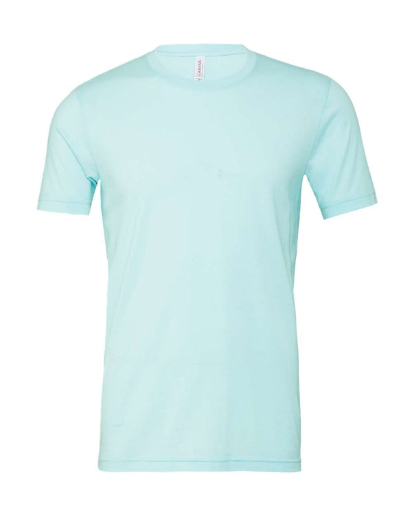 BELLA + CANVAS 3001CVC Heather Ice Blue - Front