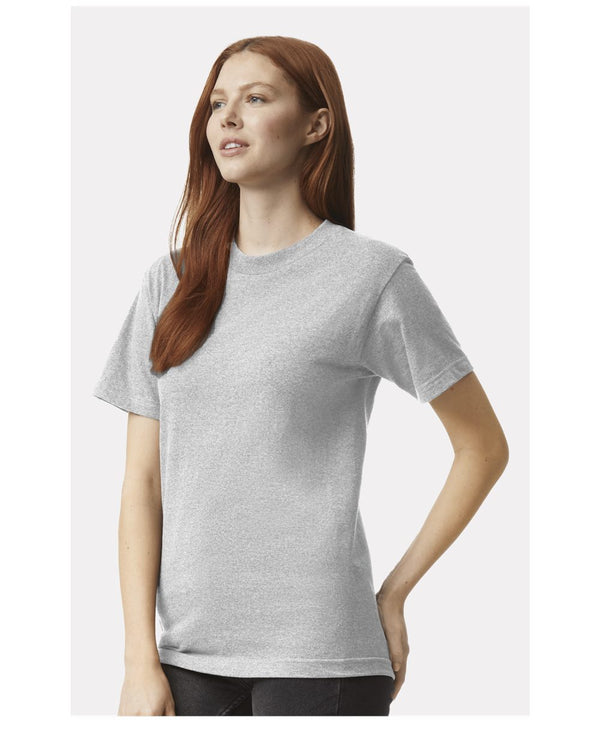 American Apparel 1301 Heather Grey - Model side