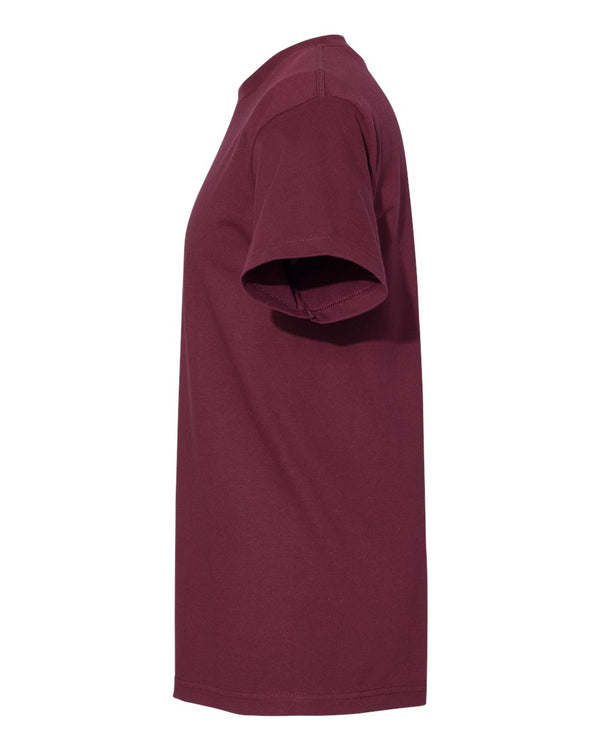 American Apparel 1301 Burgundy - Direct side