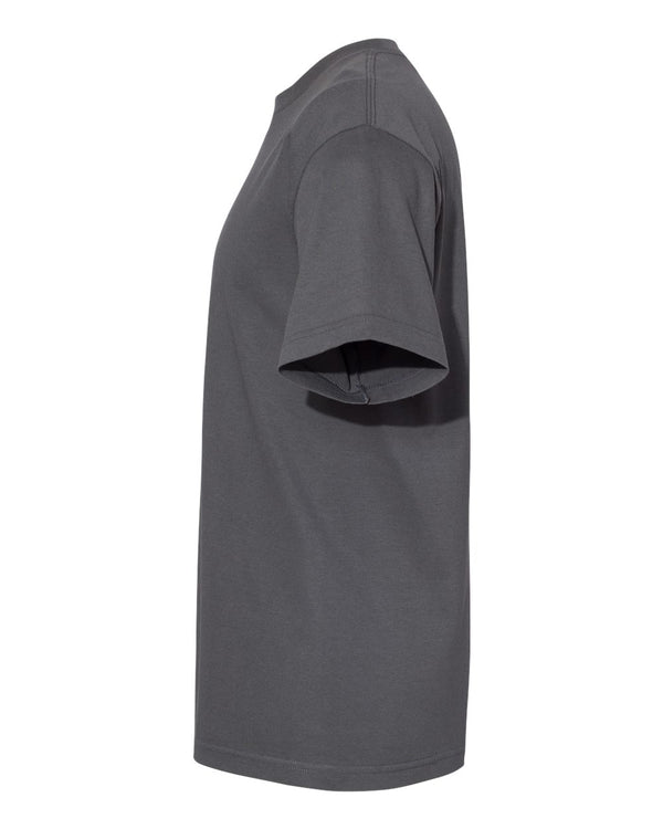 American Apparel 1301 Charcoal - Direct side