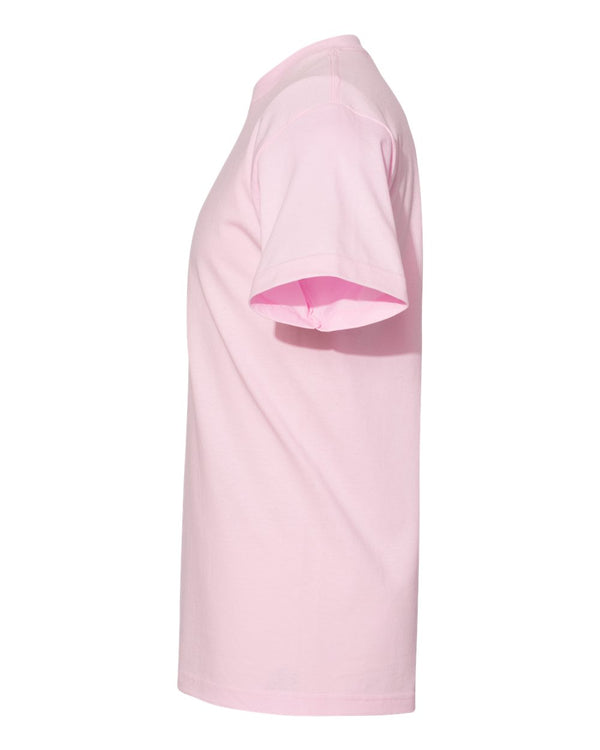 American Apparel 1301 Pink - Direct side