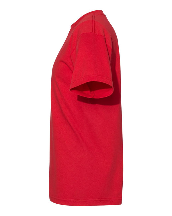 American Apparel 1301 Red - Direct side