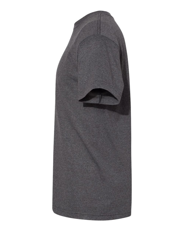 American Apparel 1301 Heather Charcoal - Direct side