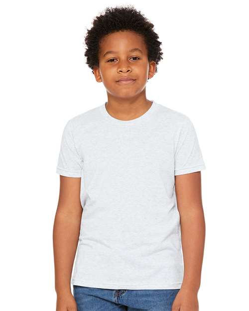 Youth Jersey Tee - Ash - SuperDTF Print Blank Clothing and Accessories