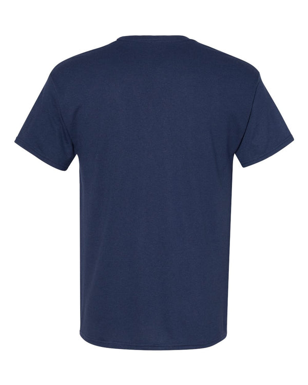 Hanes 42TB Solid Navy Triblend - Back