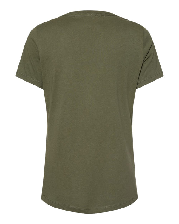 BELLA + CANVAS 6405 Military Green - Back