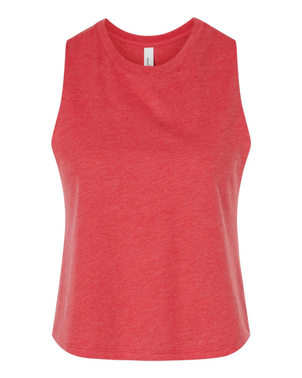 BELLA + CANVAS 6682 Heather Red - Front