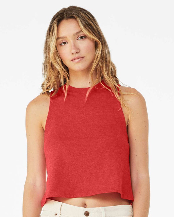 BELLA + CANVAS 6682 Heather Red - Model front