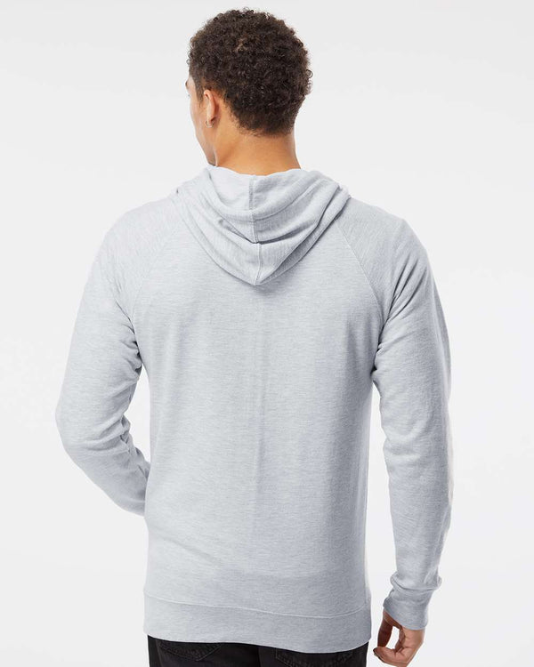 Independent Trading Co. SS1000 Athletic Heather - Model back