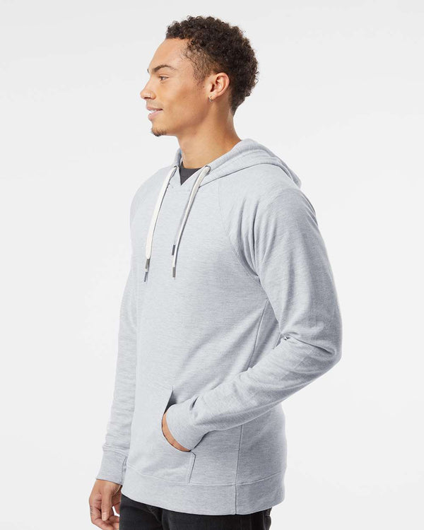 Independent Trading Co. SS1000 Athletic Heather - Model side