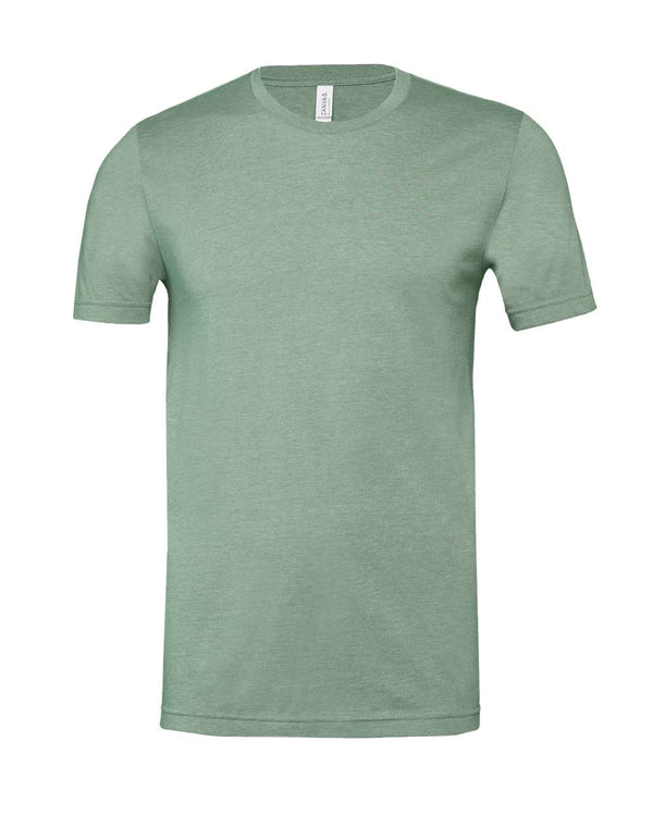 BELLA + CANVAS 3001CVC Heather Sage - Front