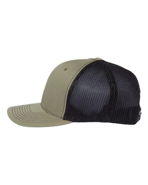 Richardson 112PL Loden Green/ Black side
