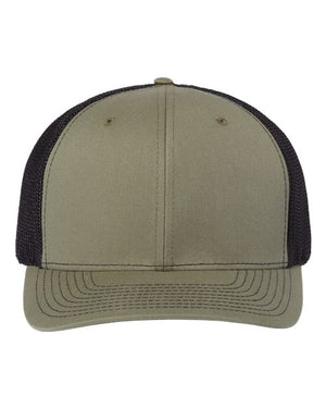 Richardson 112PL Loden Green/ Black front