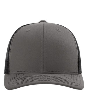 Richardson 112RE Charcoal/ Black front