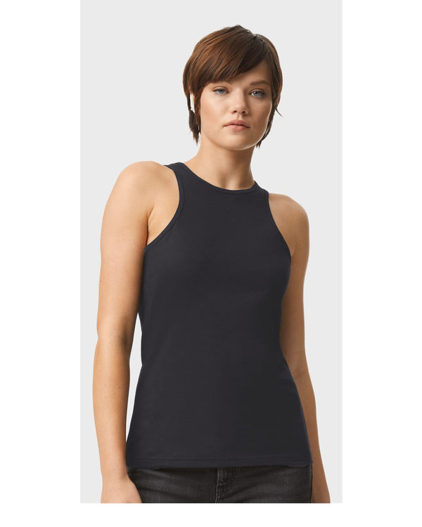 American Apparel 101CVC Black - Model front