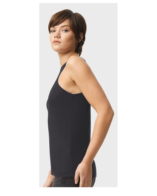 American Apparel 101CVC Black - Model side