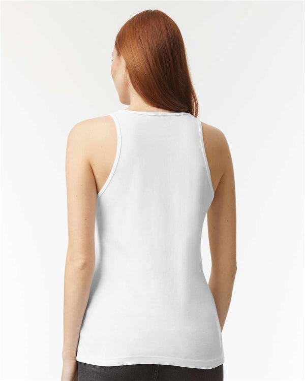 American Apparel 101CVC White - Model back