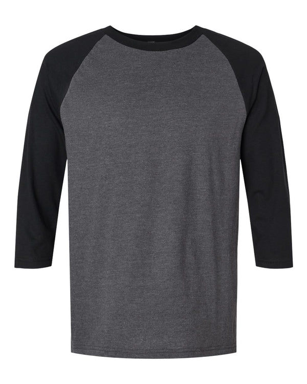 American Apparel 2003CVC Heather Charcoal/ Black - Front