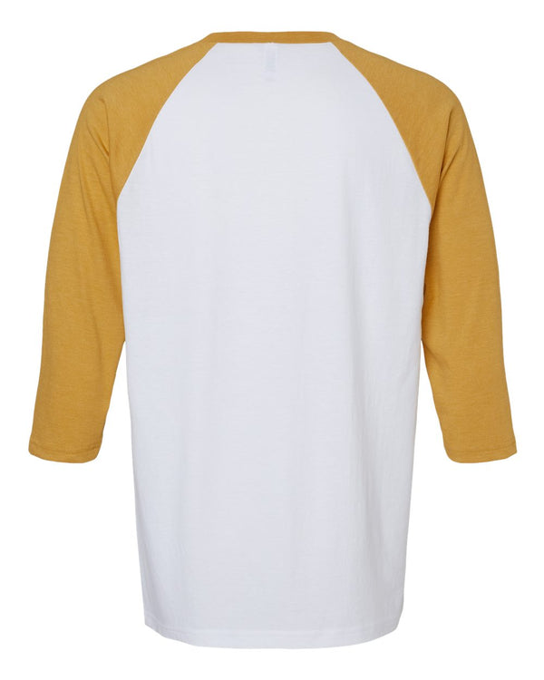 American Apparel 2003CVC White/ Heather Mustard - Back