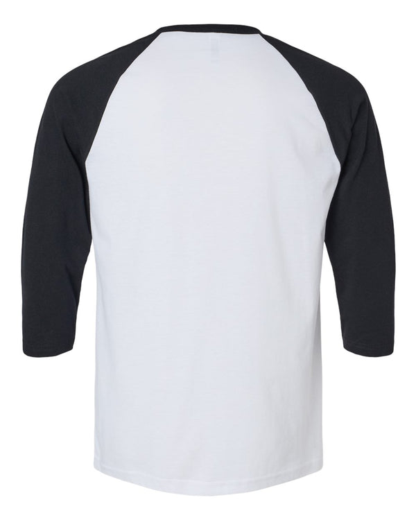 American Apparel 2003CVC White/ Black - Back