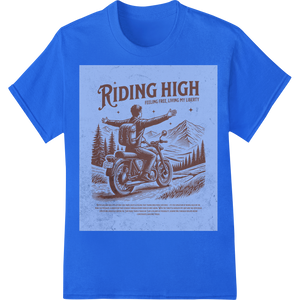 Ride High, Feel Free: Unleash Your Inner Rebel featuring professional custom garment printing