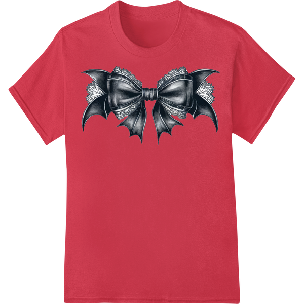 Gothic Lace Bat Wings - Edgy Halloween DTF Print Design made with premium custom print solutions