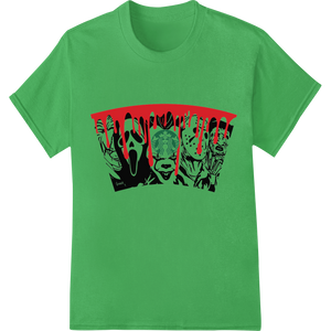 Personalized custom merchandise design for Iconic Horror Villains Heat Transfer - Unleash Your Dark Side