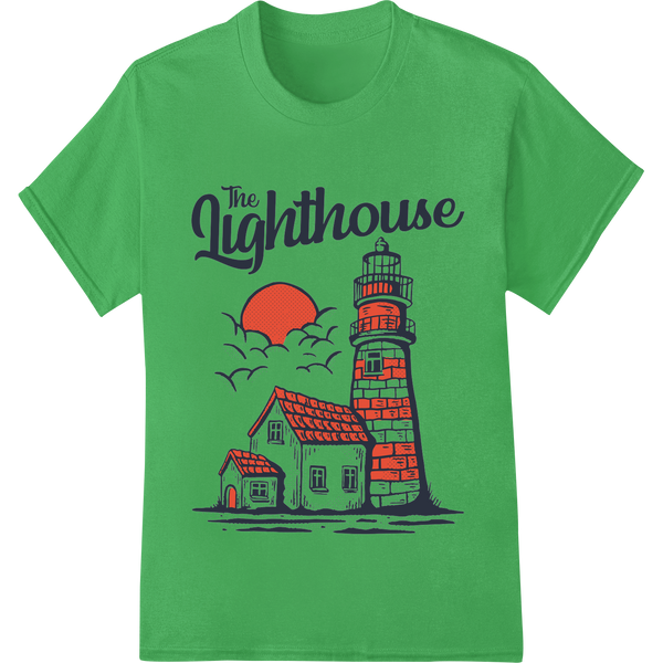 Cutting-edge heat transfer featured on Coastal Charm: Lighthouse Print for Seaside Style