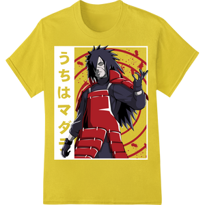 Madara Uchiha: Unleash Your Dark Side This Halloween with custom direct to film printing artwork