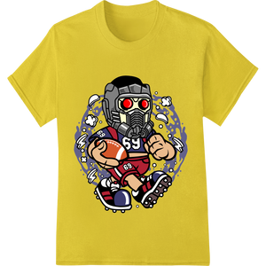 Fierce Football Robot | Vibrant DTF Heat Transfer made with premium customized apparel