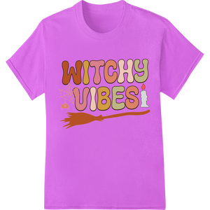 Embrace the Magic: 'Witchy Vibes' Halloween DTF Print - High-quality direct to film printing