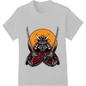 Custom personalized clothing design - Fierce Samurai Demon Warrior DTF Print Heat Transfer