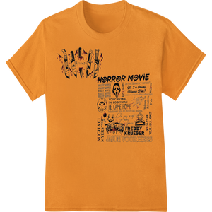 Iconic Horror Movie Quotes - Killer Halloween T-Shirt - High-quality digital printing