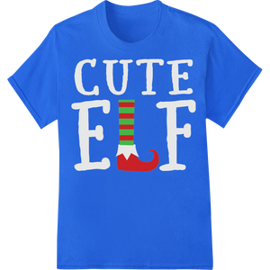 Durable direct to film printing applied to Festive Elf Socks: Spread Christmas Cheer with Super DTF