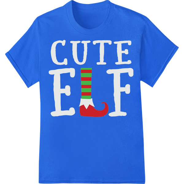 Durable direct to film printing applied to Festive Elf Socks: Spread Christmas Cheer with Super DTF