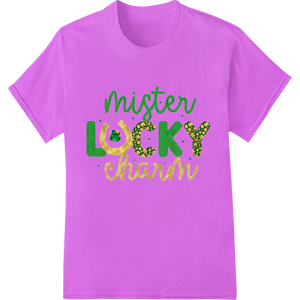 Unique high-quality t-shirt printing for Mister Lucky Charm: Festive St. Patrick's Day DTF Print