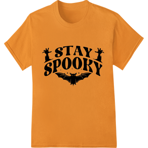 Unique custom merchandise for Stay Spooky: Bold Halloween Design for DTF Transfers