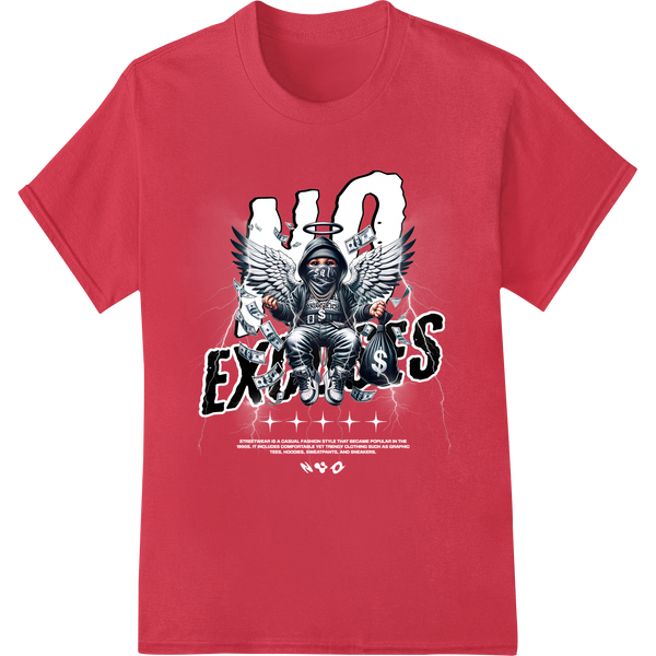 Fierce Football Player 'EXRXS' DTF Print Heat Transfer featuring professional custom merchandise