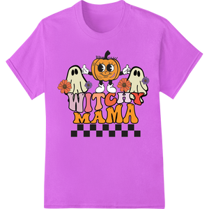 Unique DTF heat transfers for Witchy Mama: Spooktacular Halloween DTF Print Heat Transfer