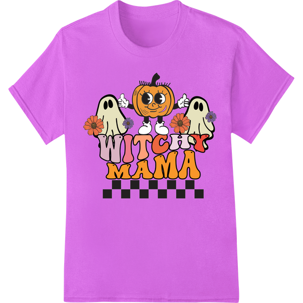 Unique DTF heat transfers for Witchy Mama: Spooktacular Halloween DTF Print Heat Transfer