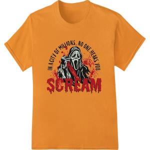 Custom personalized clothing design - Unleash Your Inner Scream with This Haunting DTF Transfer